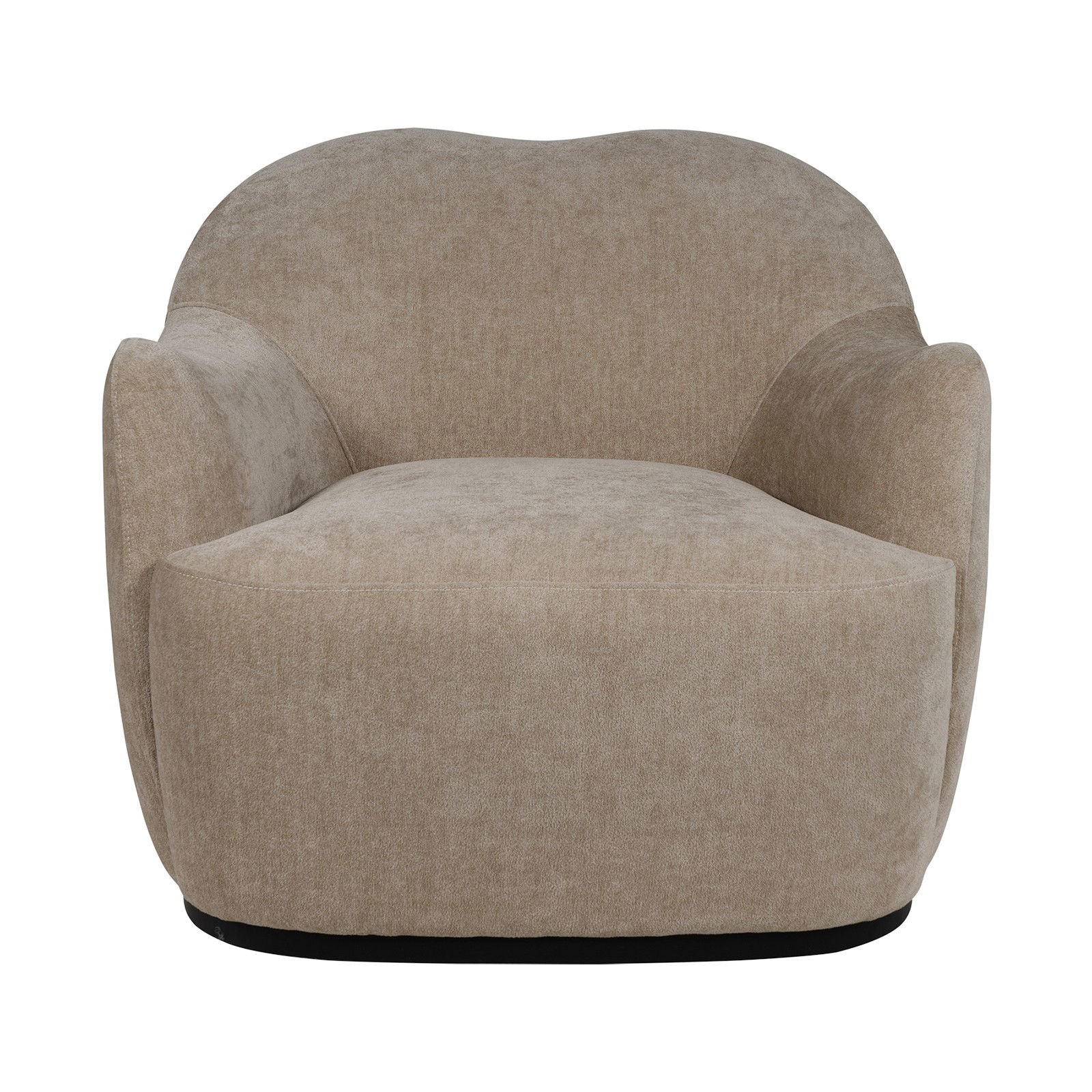 Contemporary Bouclé Swivel Accent Armchair – Cozy Deep Seat Curved - Image 17
