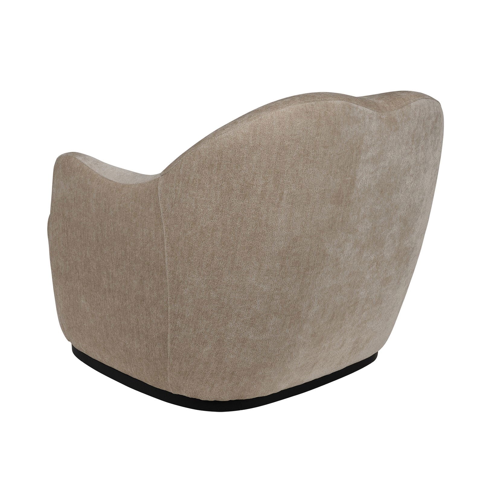 Contemporary Bouclé Swivel Accent Armchair – Cozy Deep Seat Curved - Image 24