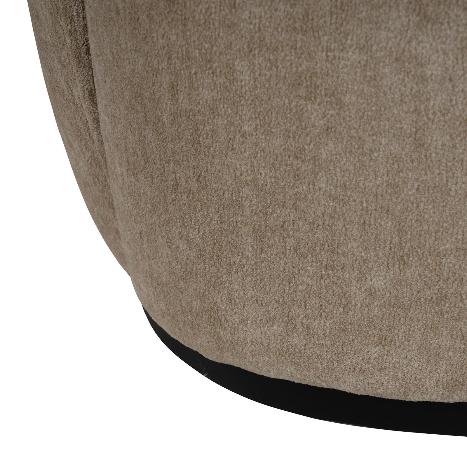 Contemporary Bouclé Swivel Accent Armchair – Cozy Deep Seat Curved - Image 28