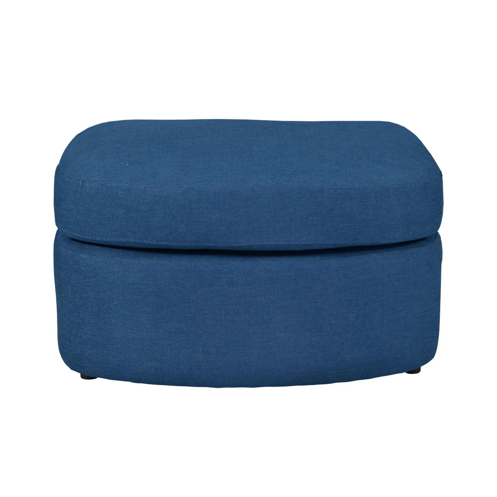Contemporary Modern Austin Linen Foot Stool Ottoman - Image 17