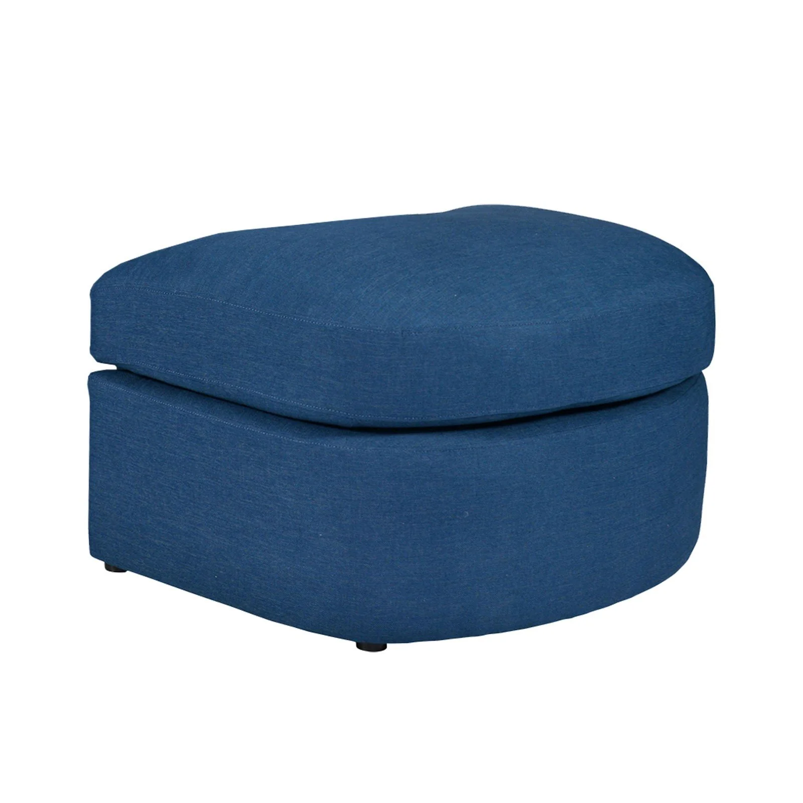 Contemporary Modern Austin Linen Foot Stool Ottoman - Image 18