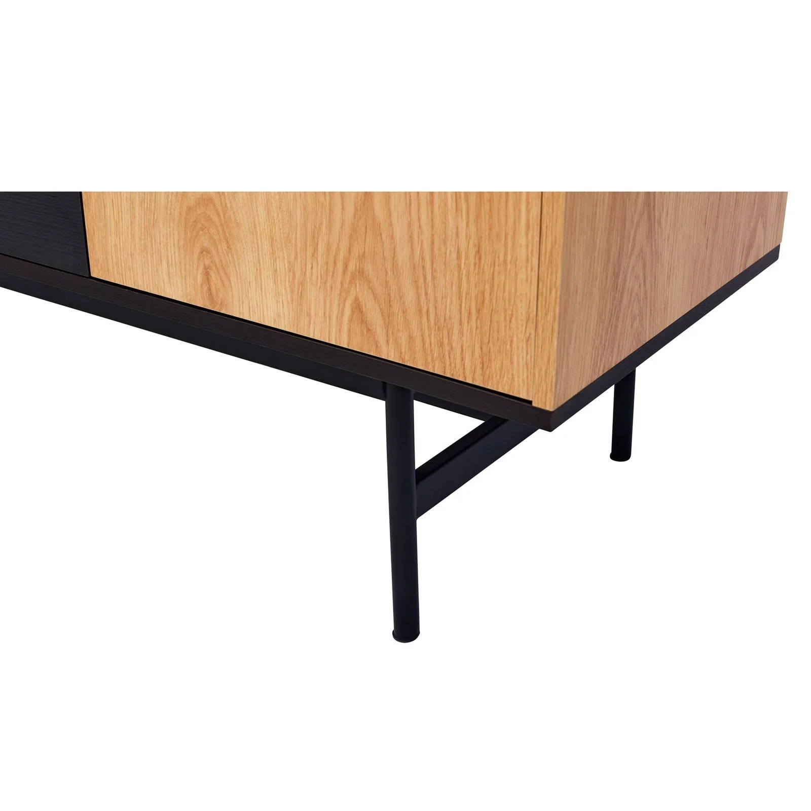 Contemporary Modern Harper Round Arch Designed Glass Door Sleek Sideboard - Image 13