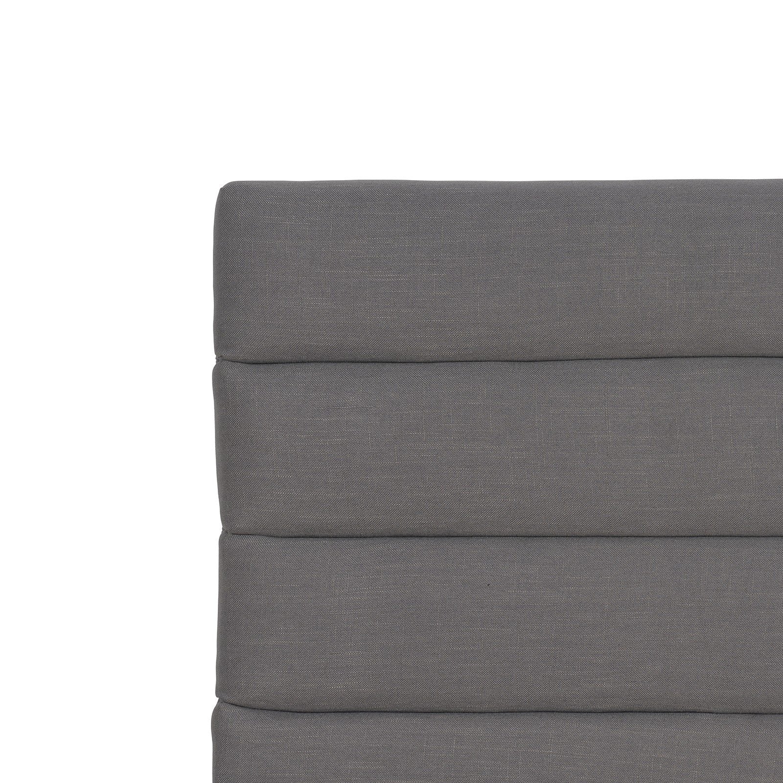 Contemporary Modern Heather Upholstered Queen Bed Headboard - Image 3