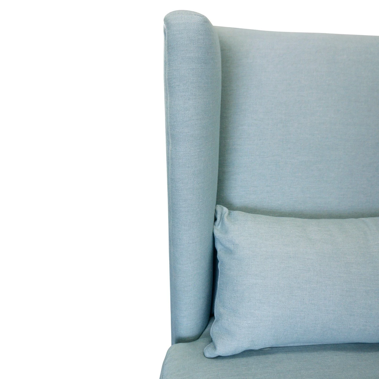 Contemporary Modern Iago Studded Upholstered Wingback Lounge Chair - Image 18