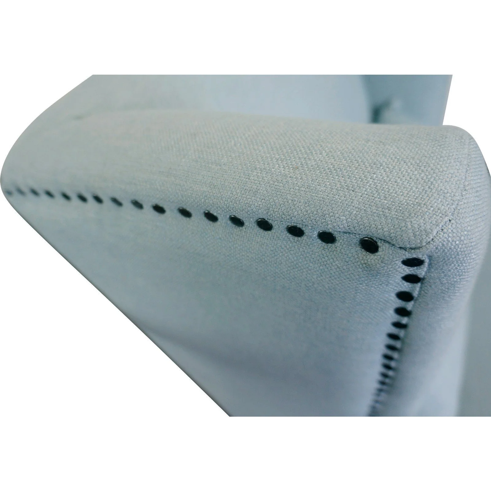 Contemporary Modern Iago Studded Upholstered Wingback Lounge Chair - Image 19