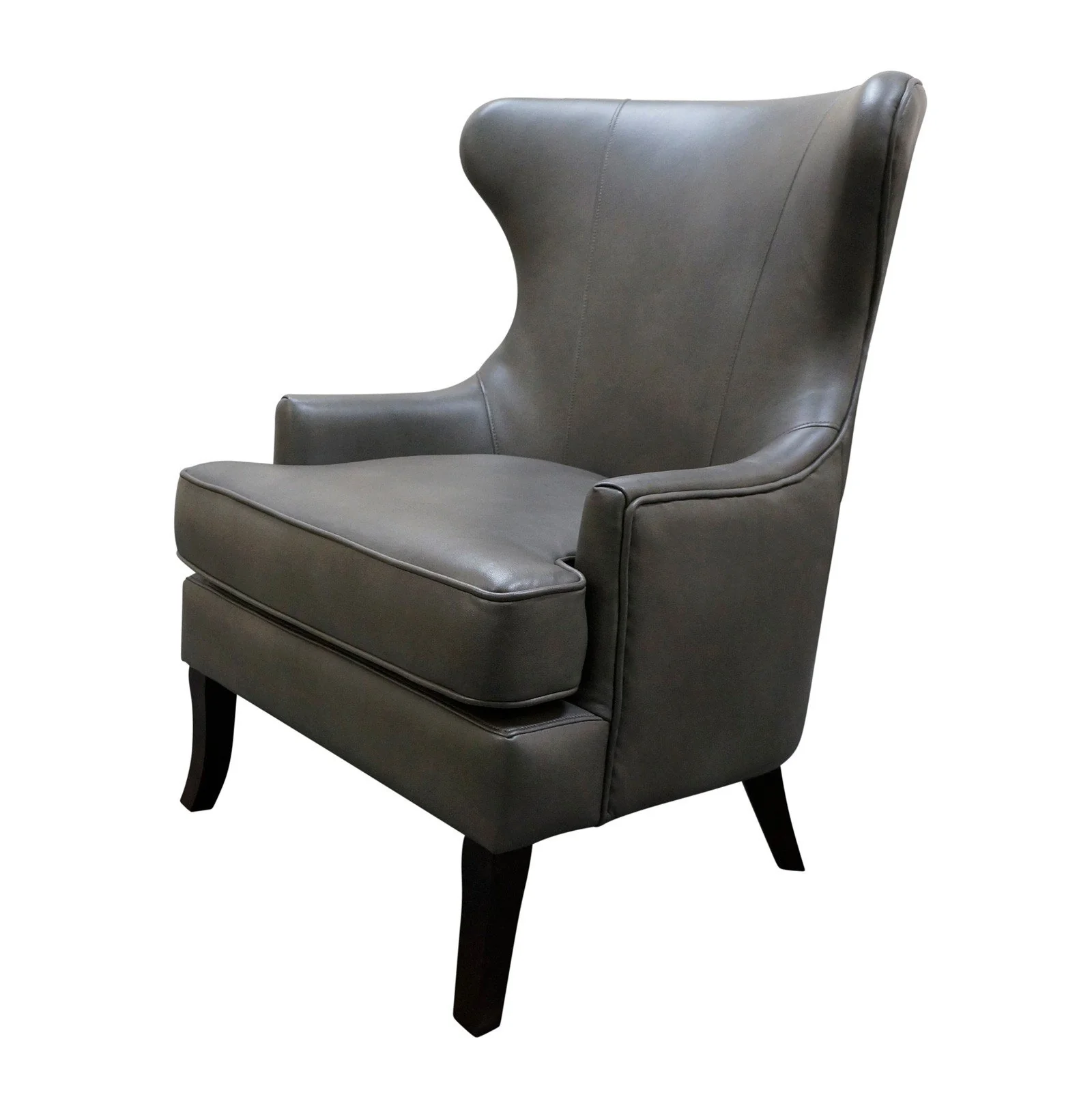 Contemporary Modern Lexter Upholstered Wingback Lounge Armchair Sofa - Image 15