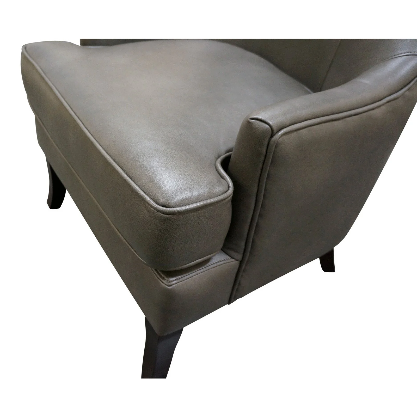 Contemporary Modern Lexter Upholstered Wingback Lounge Armchair Sofa - Image 19