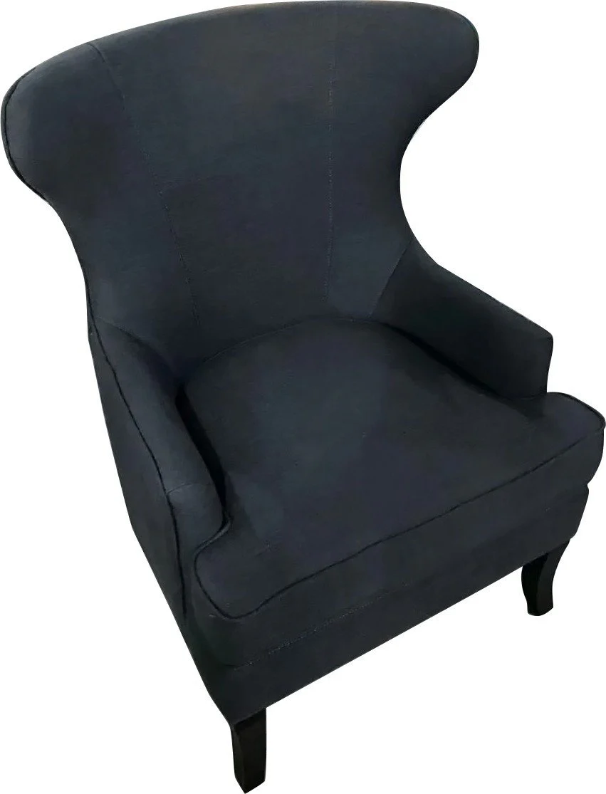 Contemporary Modern Lexter Upholstered Wingback Lounge Armchair Sofa - Image 24