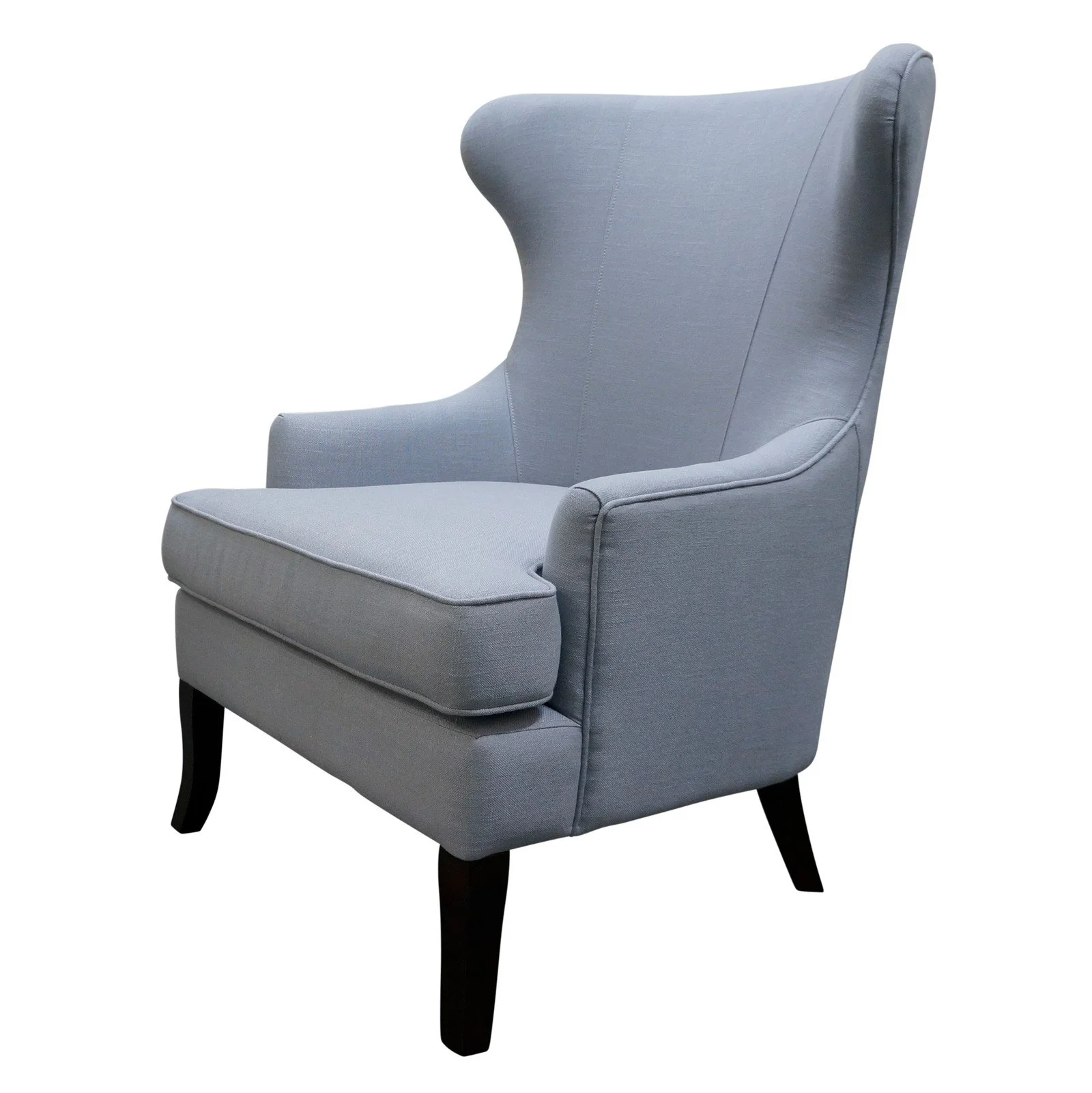 Contemporary Modern Lexter Upholstered Wingback Lounge Armchair Sofa - Image 3
