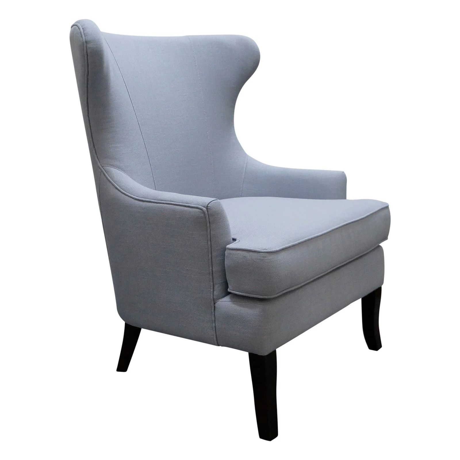 Contemporary Modern Lexter Upholstered Wingback Lounge Armchair Sofa - Image 4