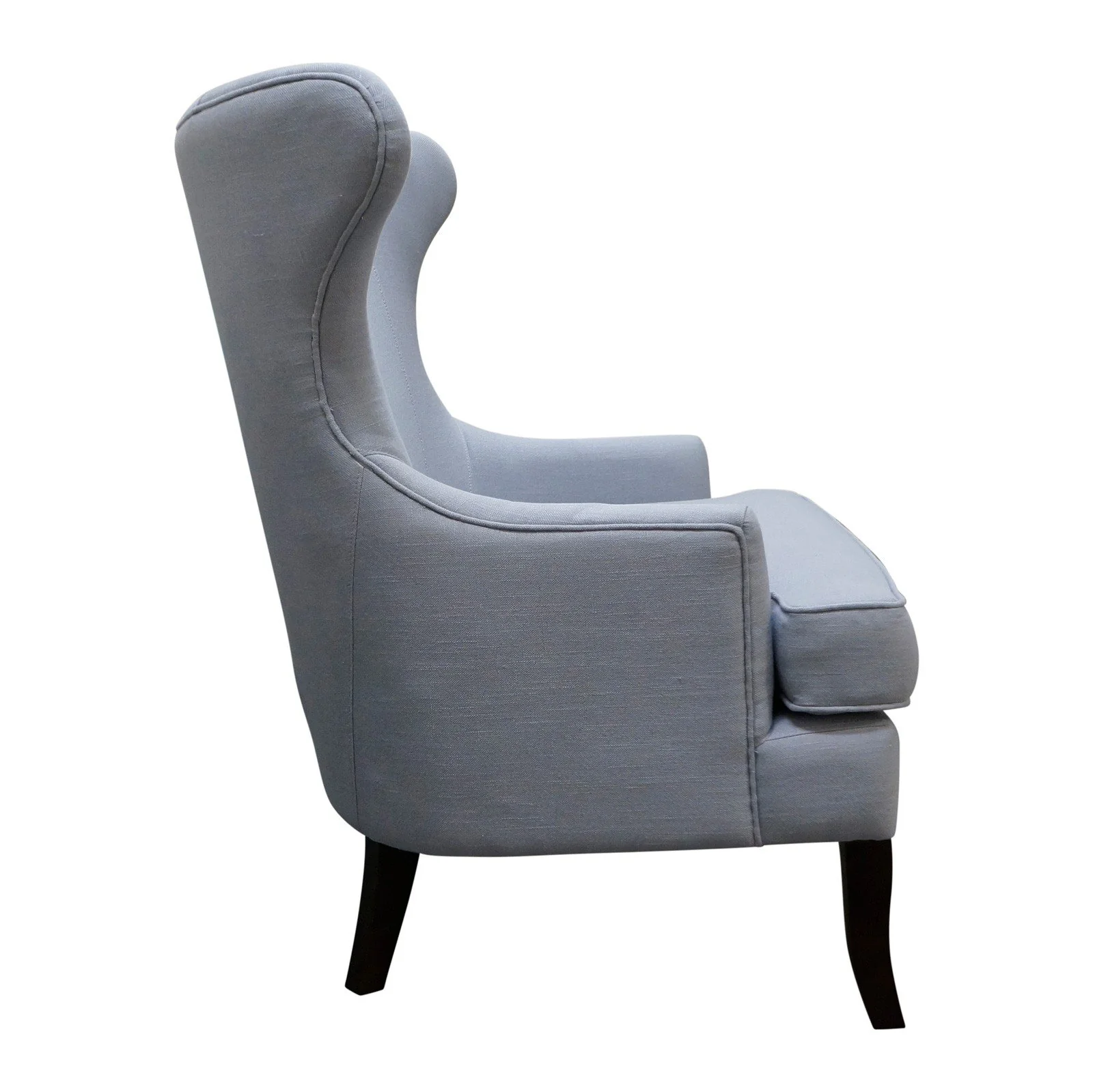 Contemporary Modern Lexter Upholstered Wingback Lounge Armchair Sofa - Image 5