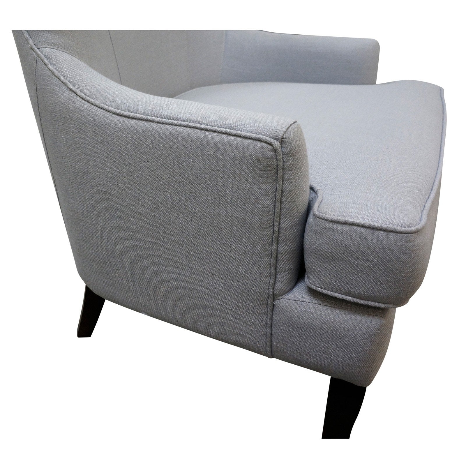 Contemporary Modern Lexter Upholstered Wingback Lounge Armchair Sofa - Image 8