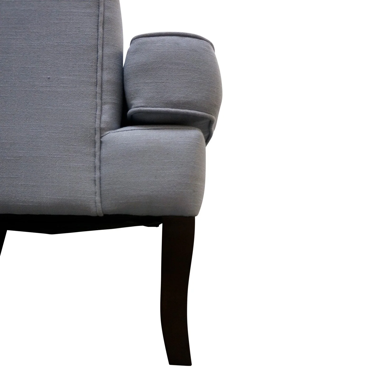 Contemporary Modern Lexter Upholstered Wingback Lounge Armchair Sofa - Image 9