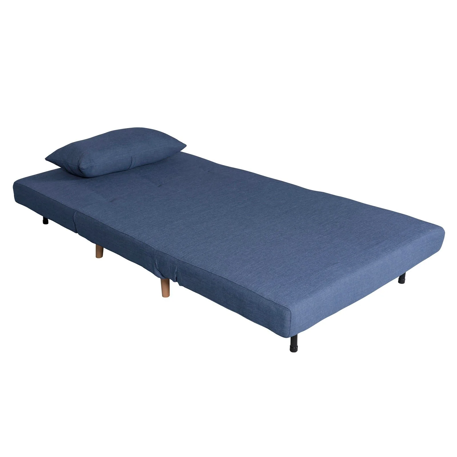 Contemporary Modern Siesta 1.5 Seater Versatile linen Lounge Sofa Bed - Image 14