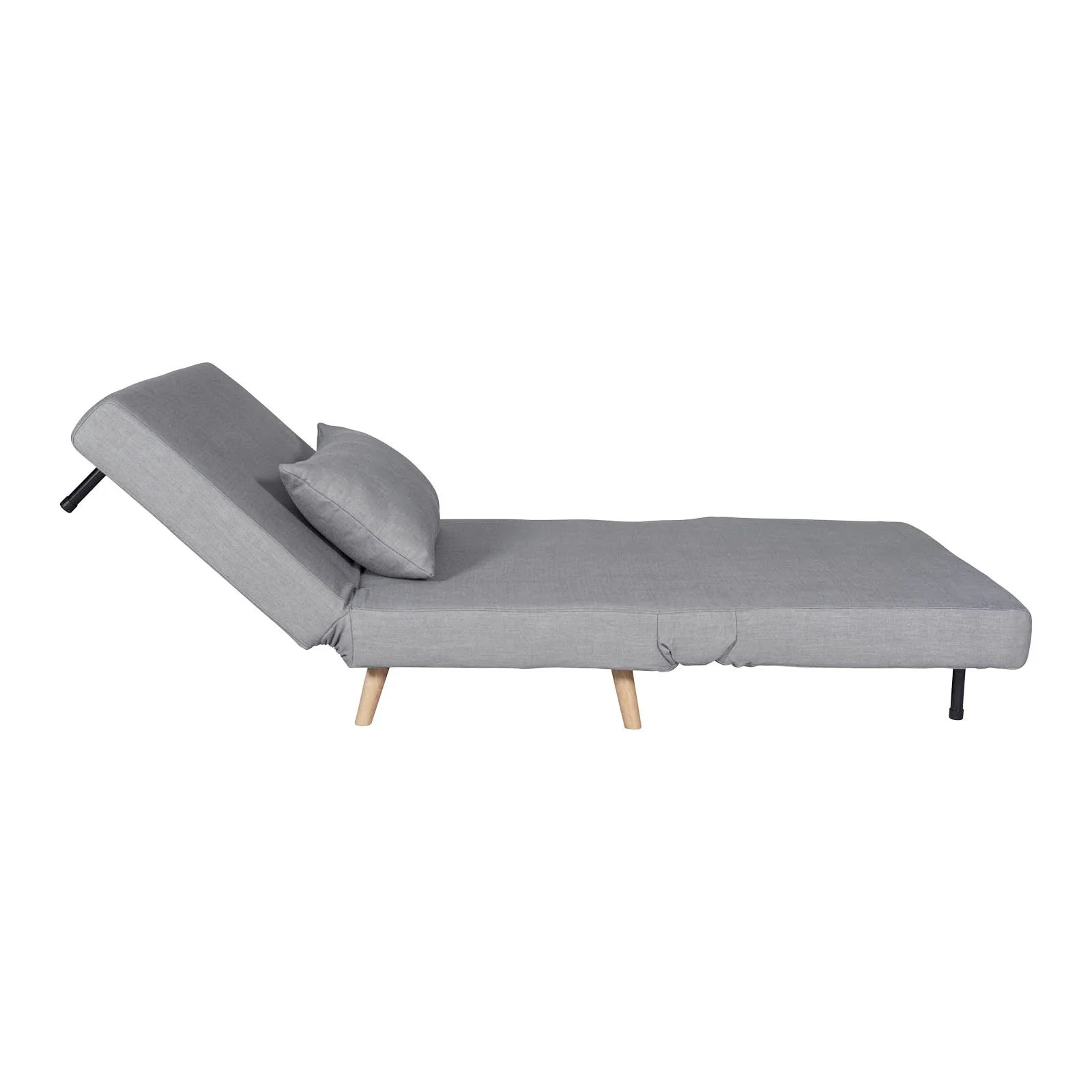 Contemporary Modern Siesta 1.5 Seater Versatile linen Lounge Sofa Bed - Image 4