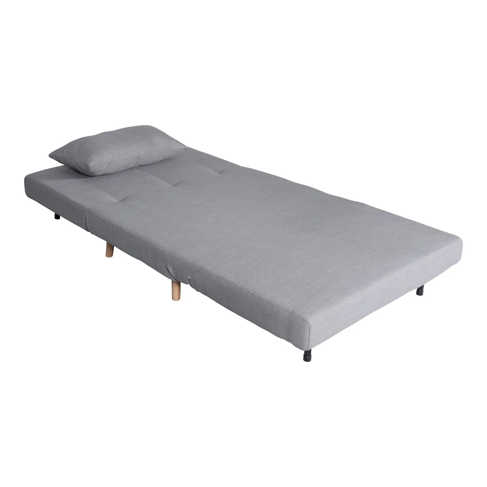 Contemporary Modern Siesta 1.5 Seater Versatile linen Lounge Sofa Bed - Image 5