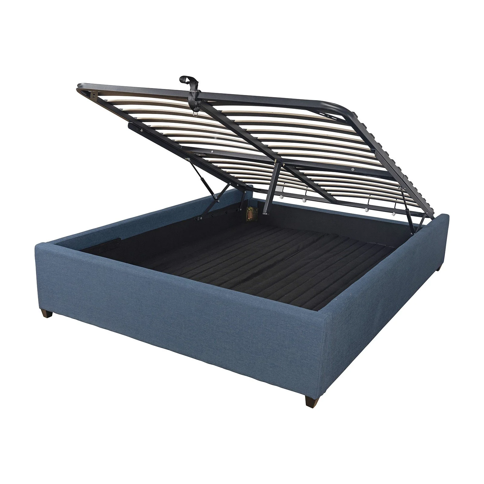 Contemporary Modern Skye Upholstered Storage Gas Lift Queen Bed Base - Image 22