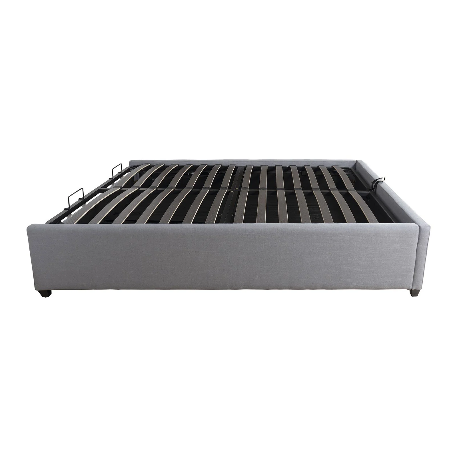 Contemporary Modern Skye Upholstered Storage Gas Lift Queen Bed Base - Image 3