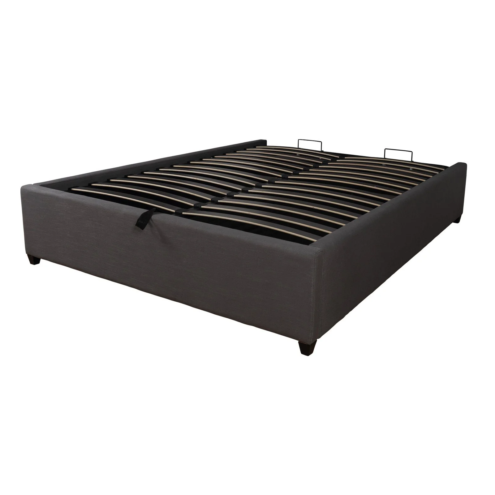 Contemporary Modern Skye Upholstered Storage Gas Lift Queen Bed Base - Image 38