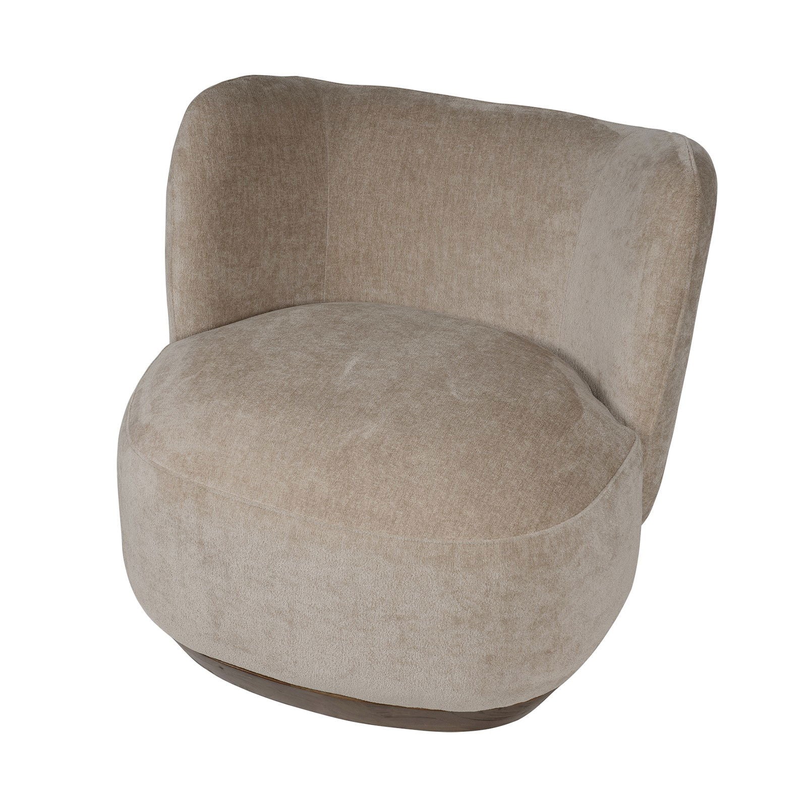 Contemporary Cozy Modern Tulip Blossom Upholstered Accent Chair - Image 17