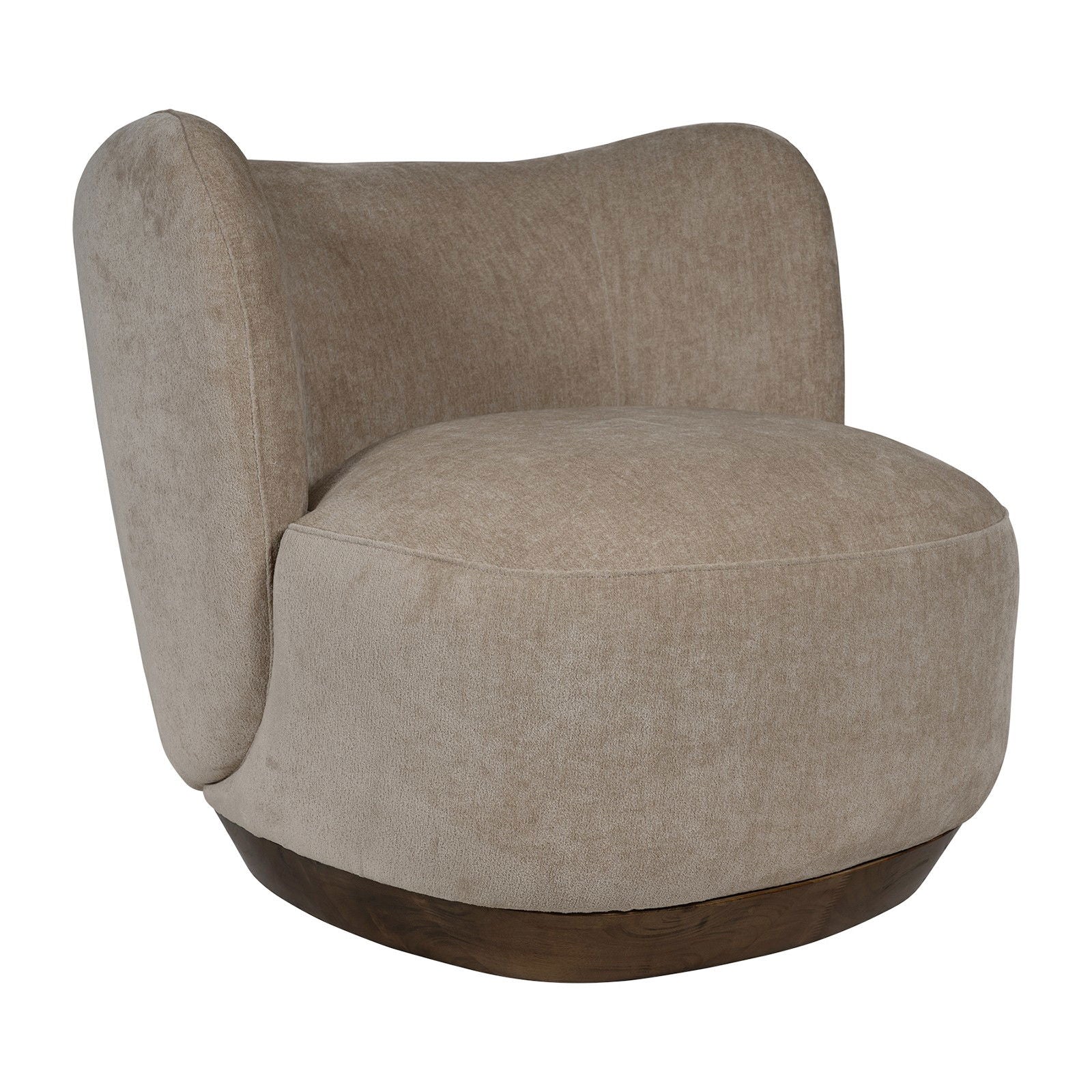 Contemporary Cozy Modern Tulip Blossom Upholstered Accent Chair - Image 18