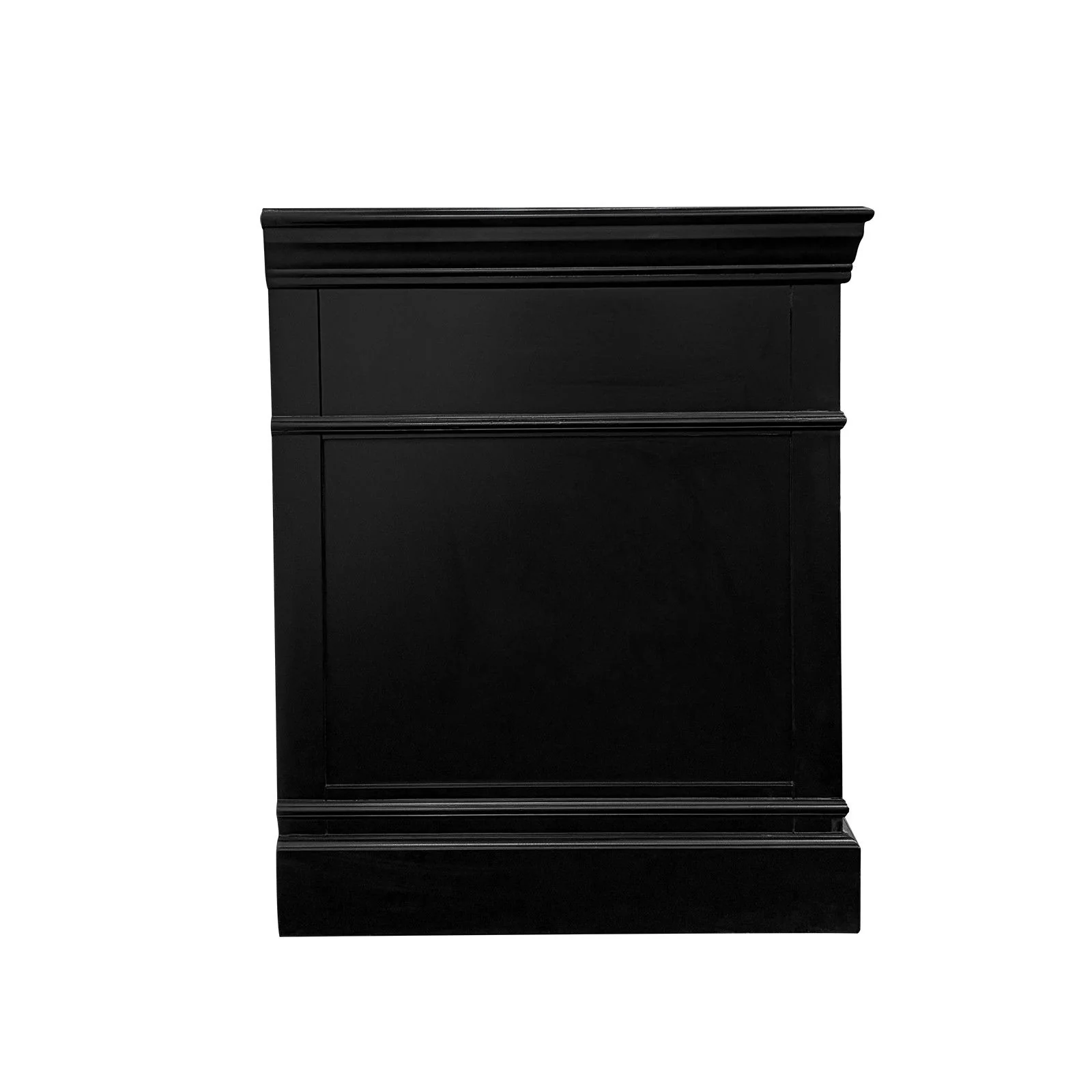 (Factory Second) Hamptons Classic 1 Drawer Bedside Table with Louvered Doors - Image 21