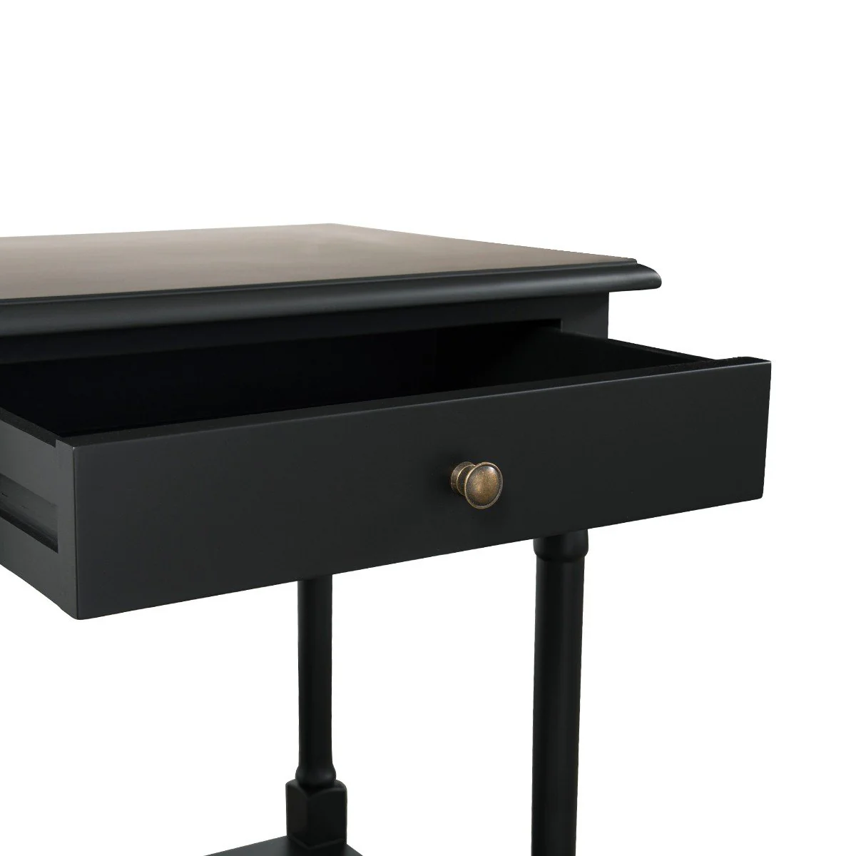 French Provincial Classic Bedside Lamp Table with One Drawer - Image 18