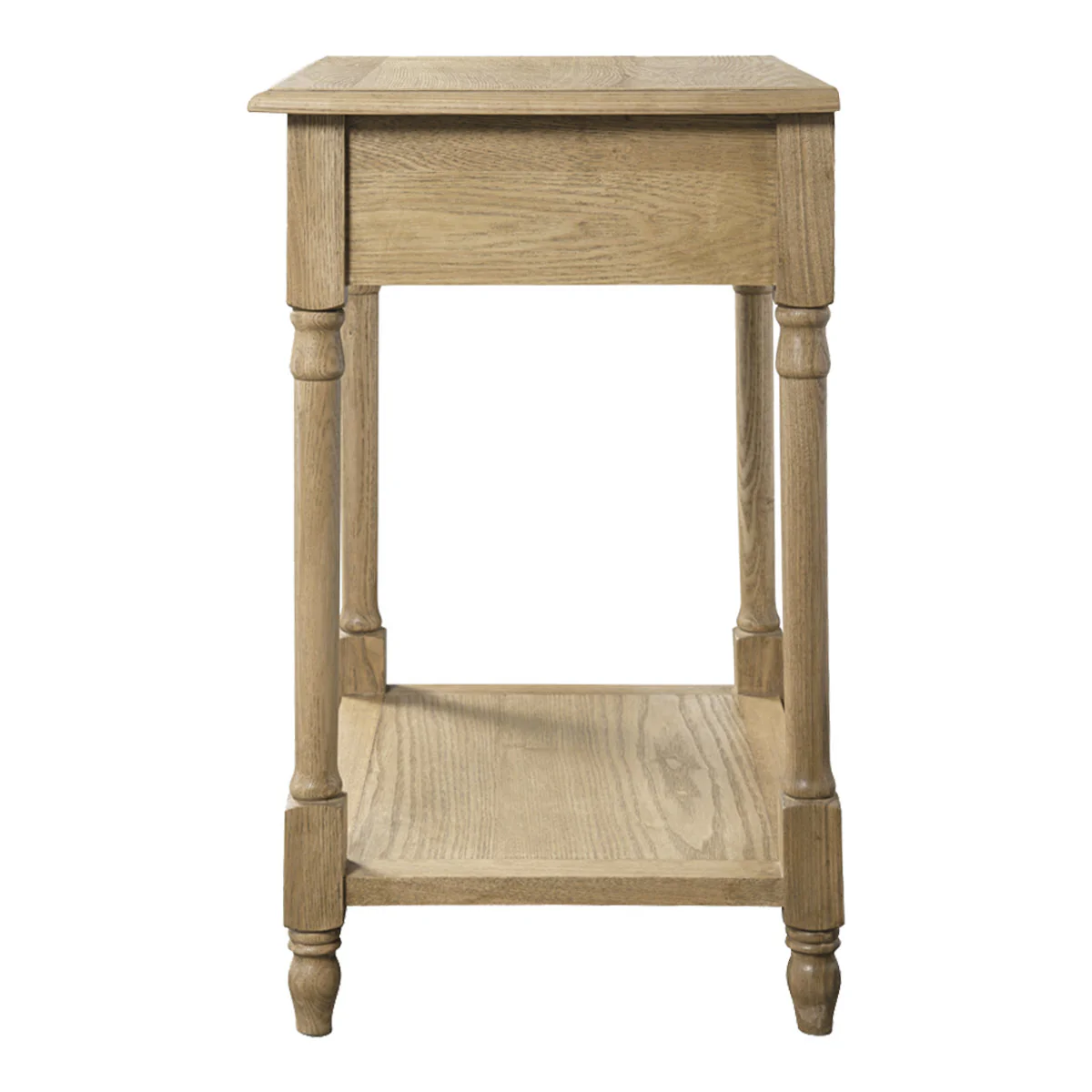 French Provincial Classic Bedside Lamp Table with One Drawer - Image 29