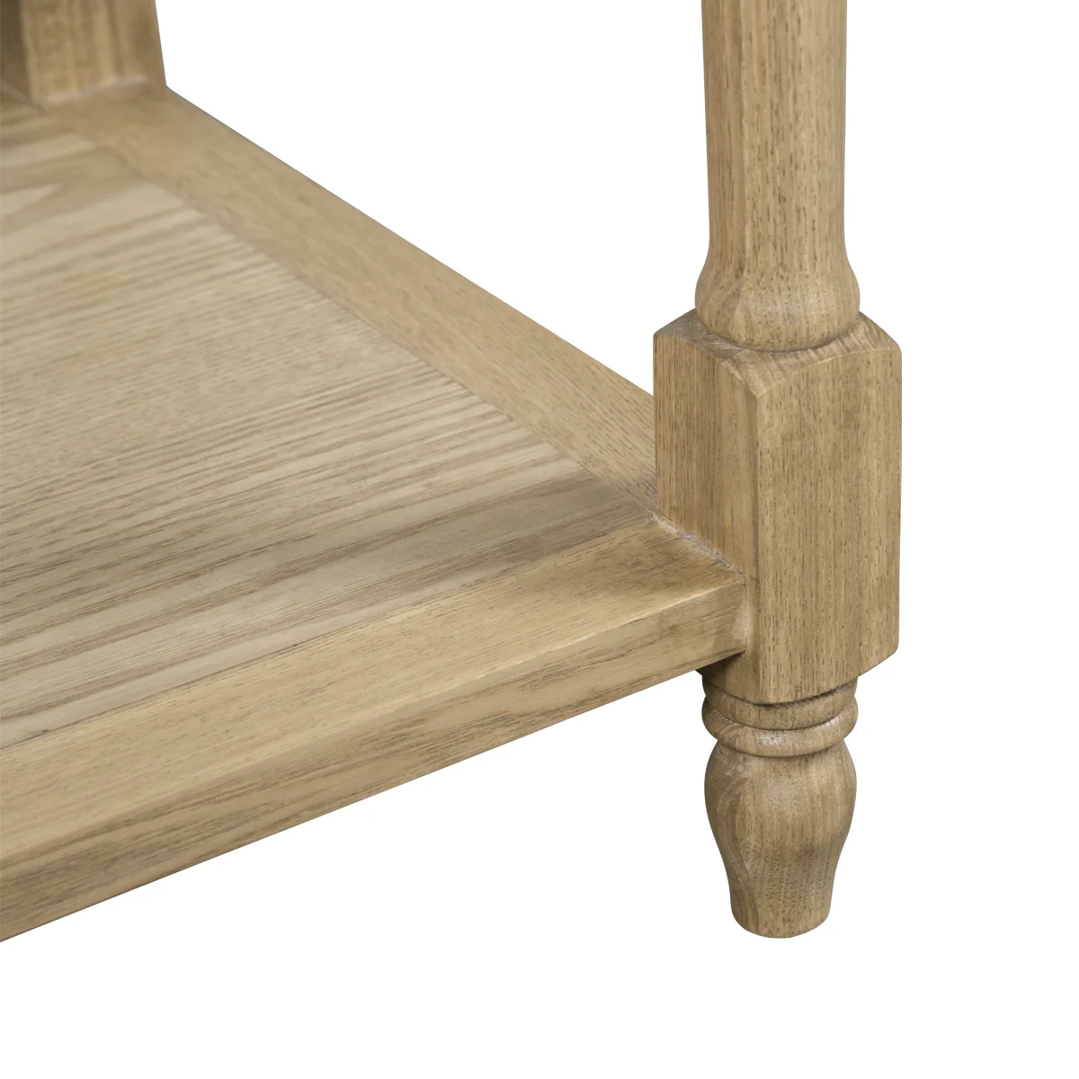 French Provincial Classic Bedside Lamp Table with One Drawer - Image 32