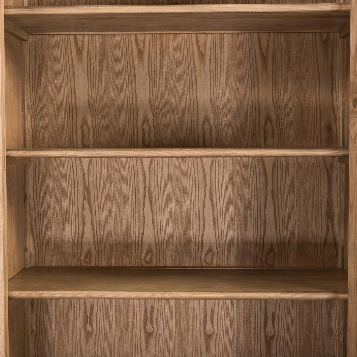 French Provincial Display Cabinet & Bookcase Natural Ash/ Modular Design - Image 15