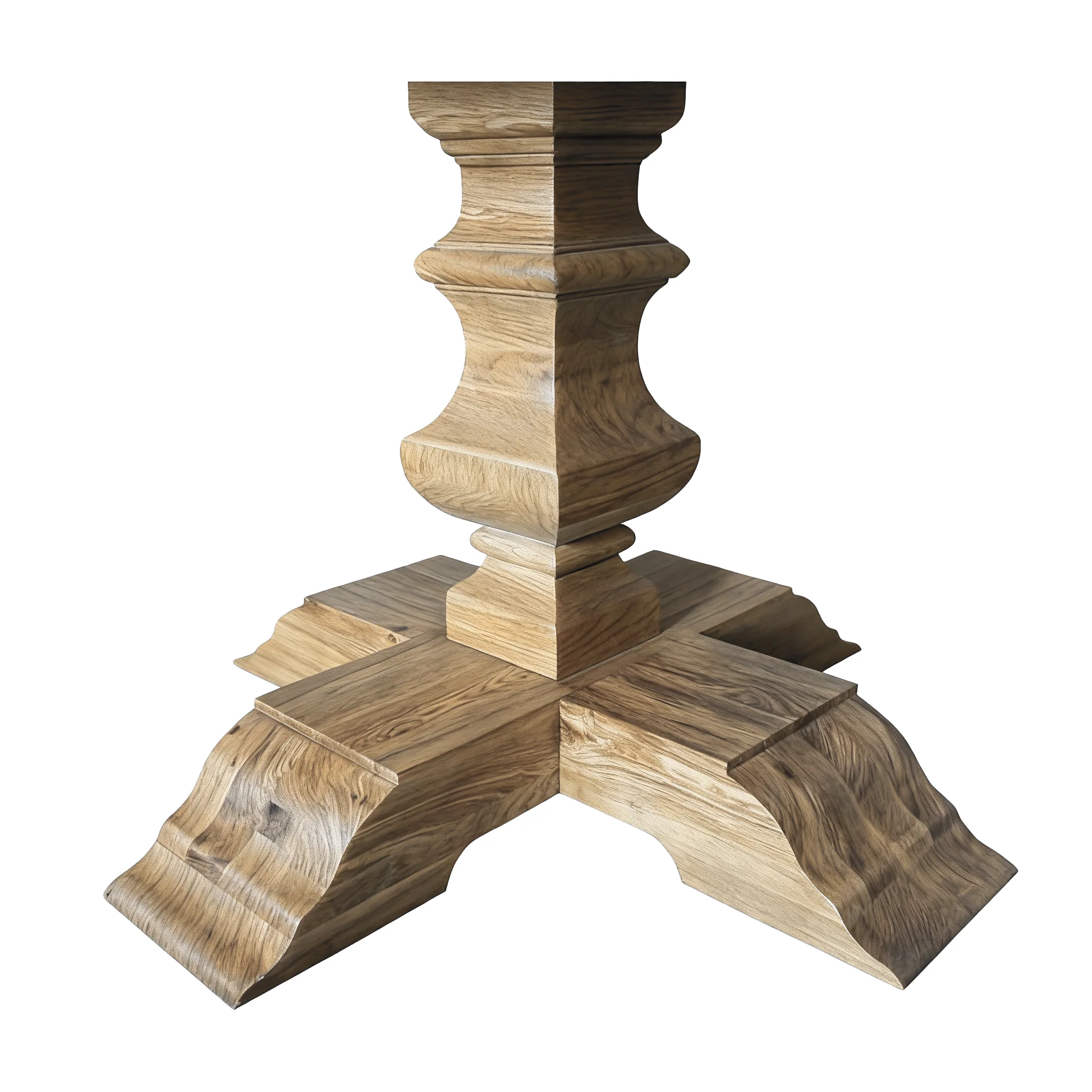 Classic French Provincial Extendable Round Dining Pedestal Table in Natural Ash Wood 120CM - 170CM - Image 10