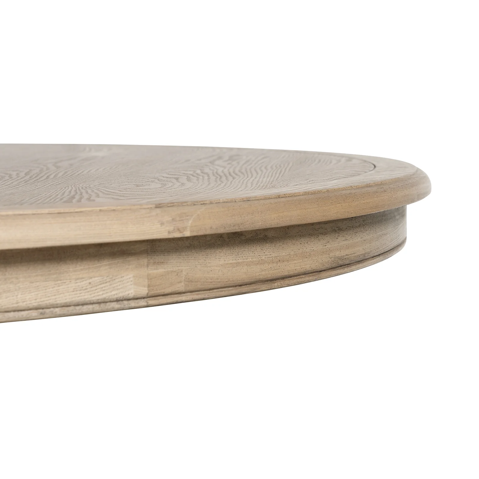 French Provincial Farmhouse 140-180cm Pedestal Extendable Round Dining Table Elm wood - Image 13