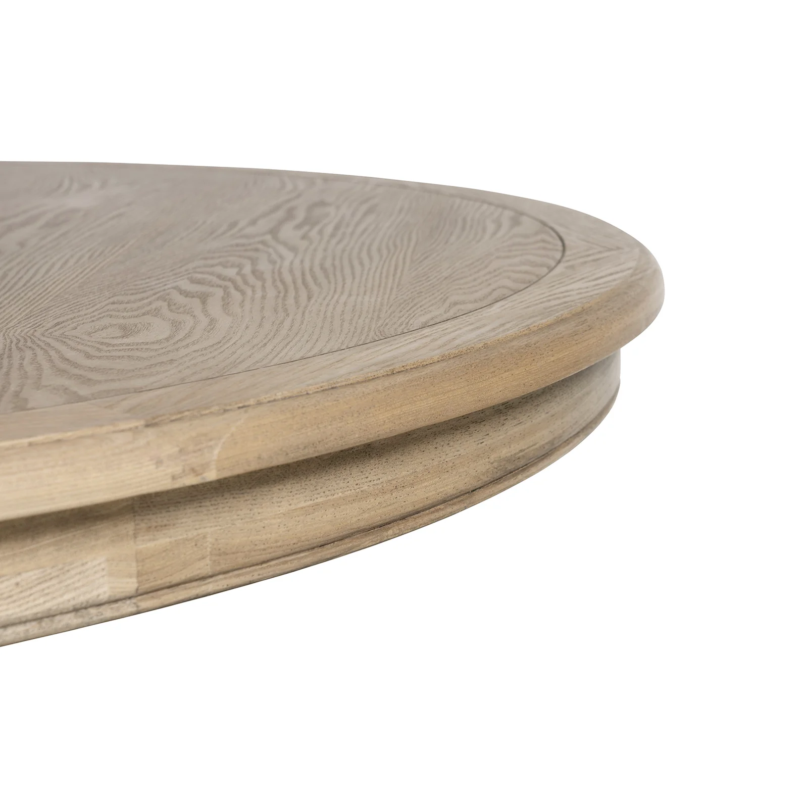 French Provincial Farmhouse 140-180cm Pedestal Extendable Round Dining Table Elm wood - Image 14