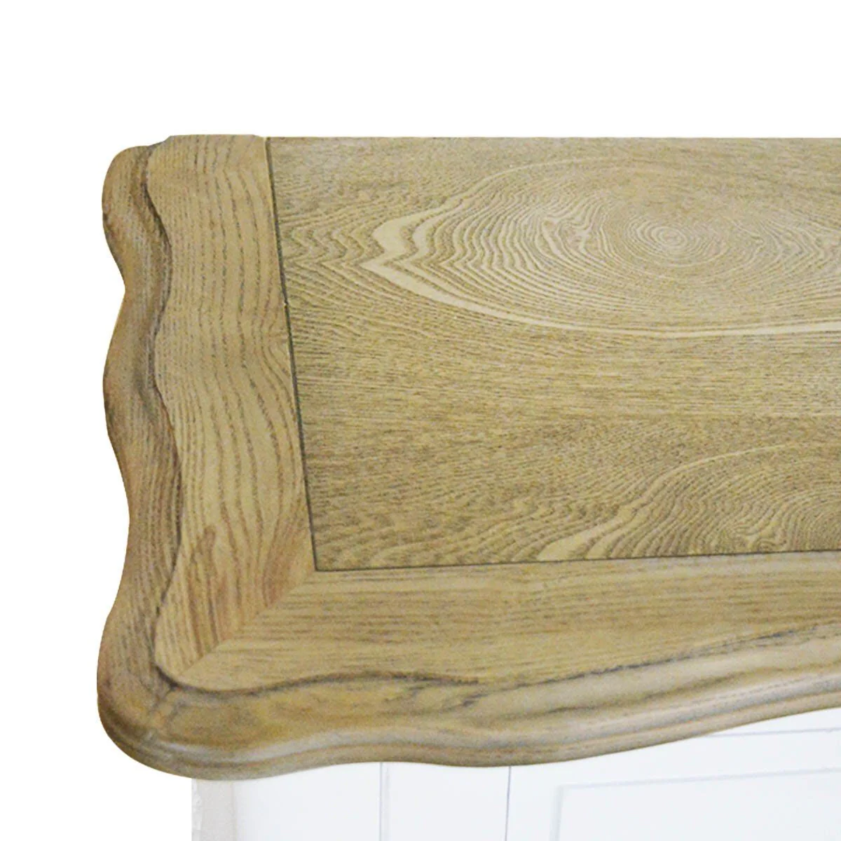French Provincial Louis 2 Drawer Console Hall Table - Image 8