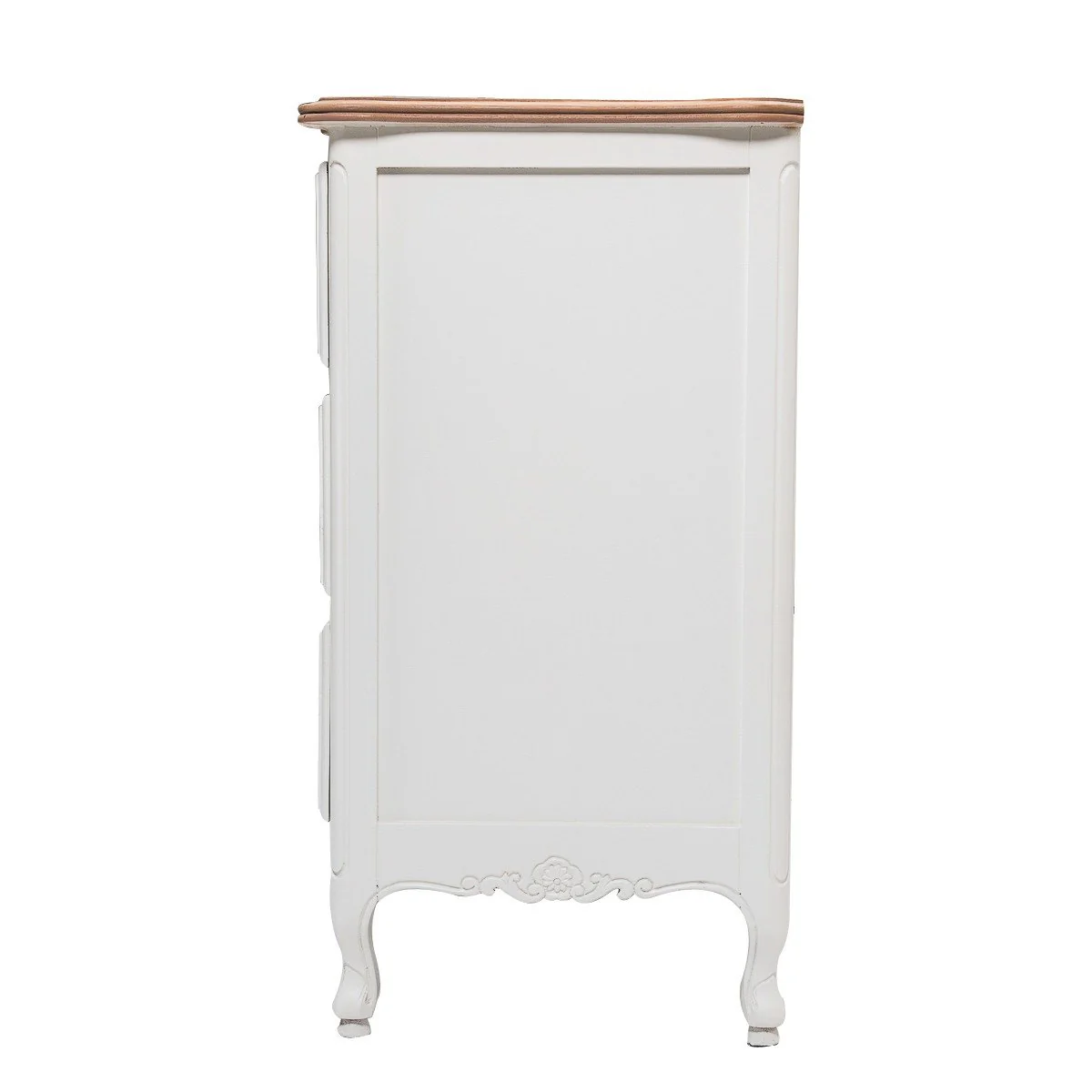 French Provincial Louis 3 Drawer Chest Cabinet - Image 8