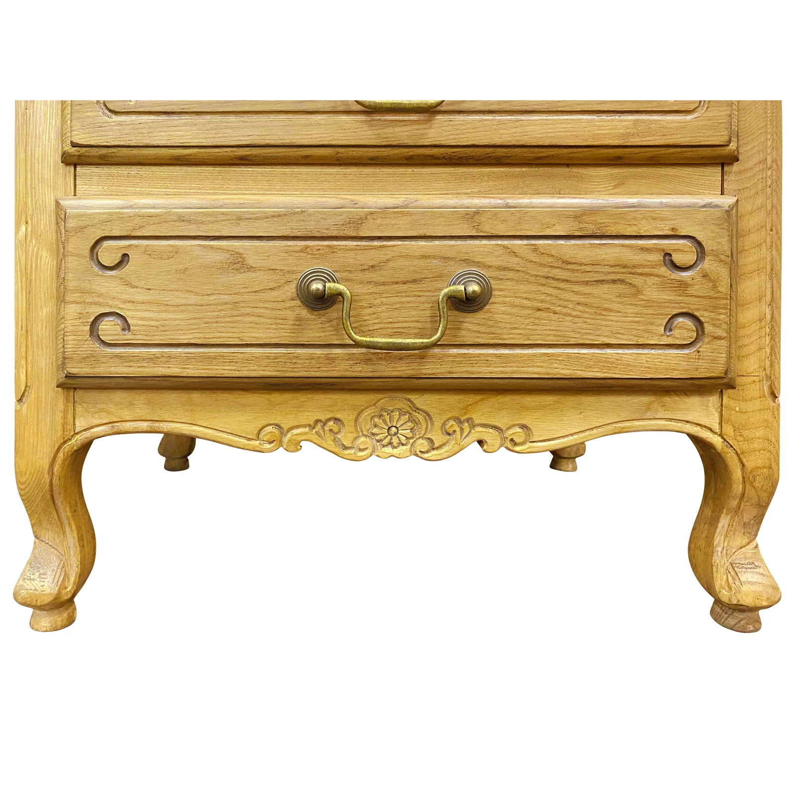 French Provincial Louis 6 Drawer Tallboy Cabinet - Image 22