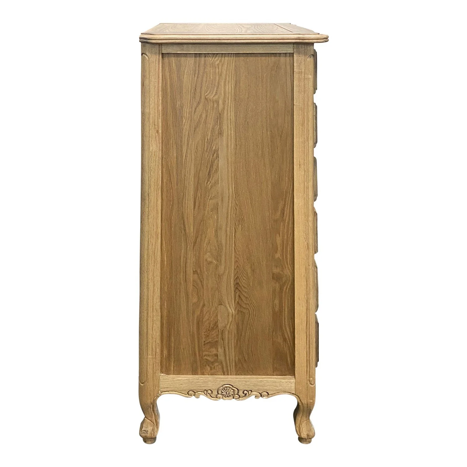 French Provincial Louis 6 Drawer Tallboy Cabinet - Image 25