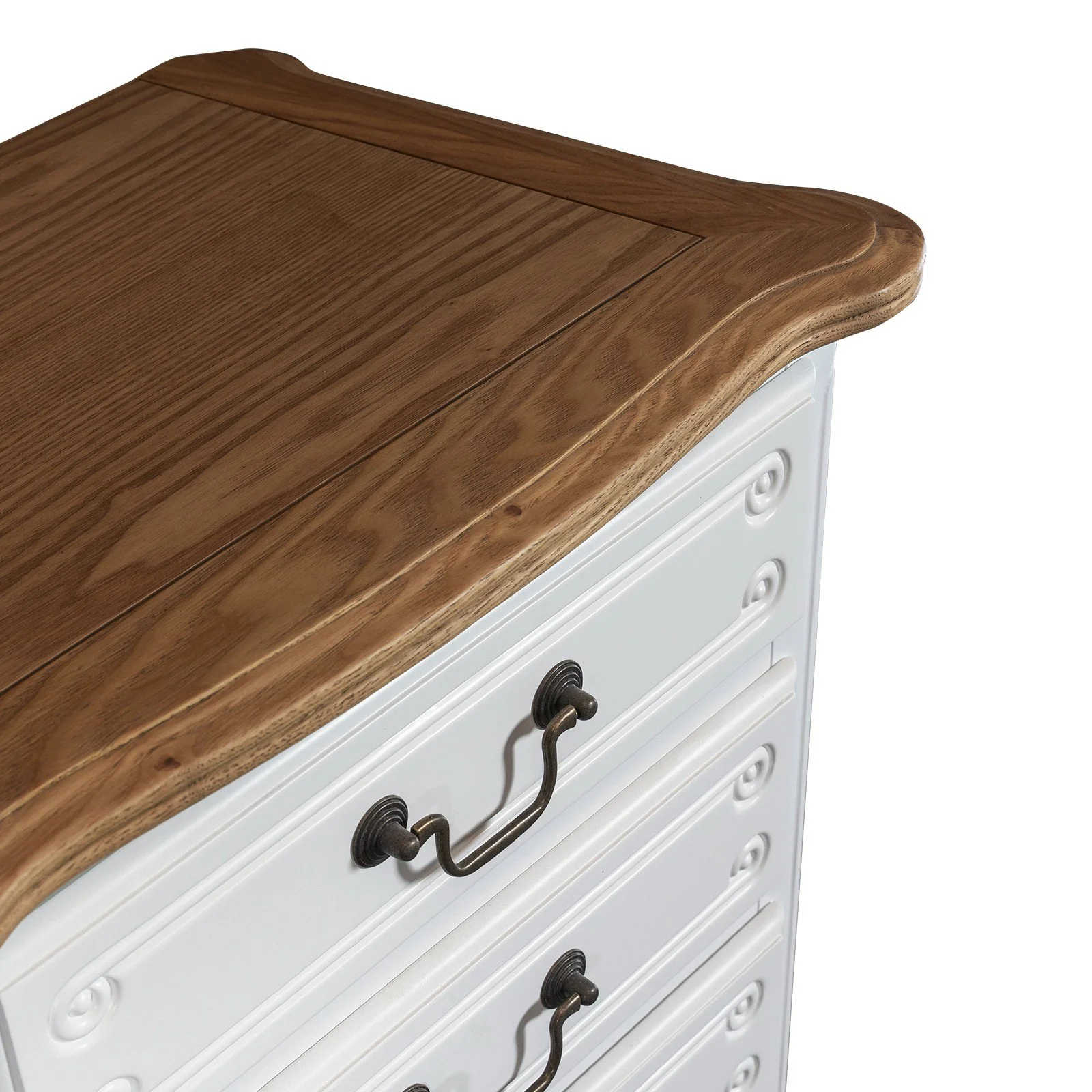 French Provincial Louis 6 Drawer Tallboy Cabinet - Image 6