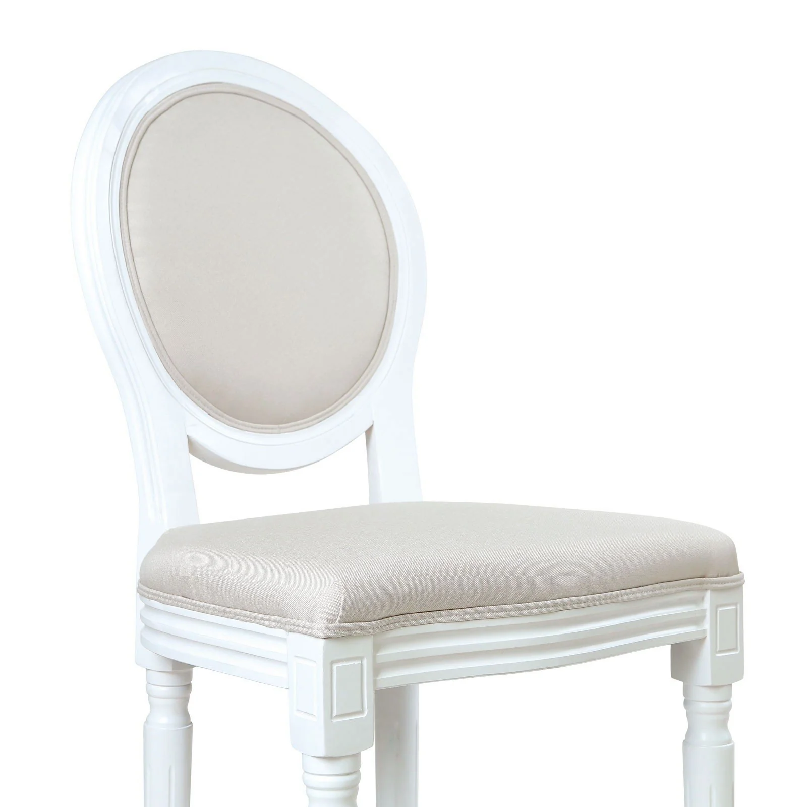 (Factory Second) French Provincial Louis Bar Stool - Image 9