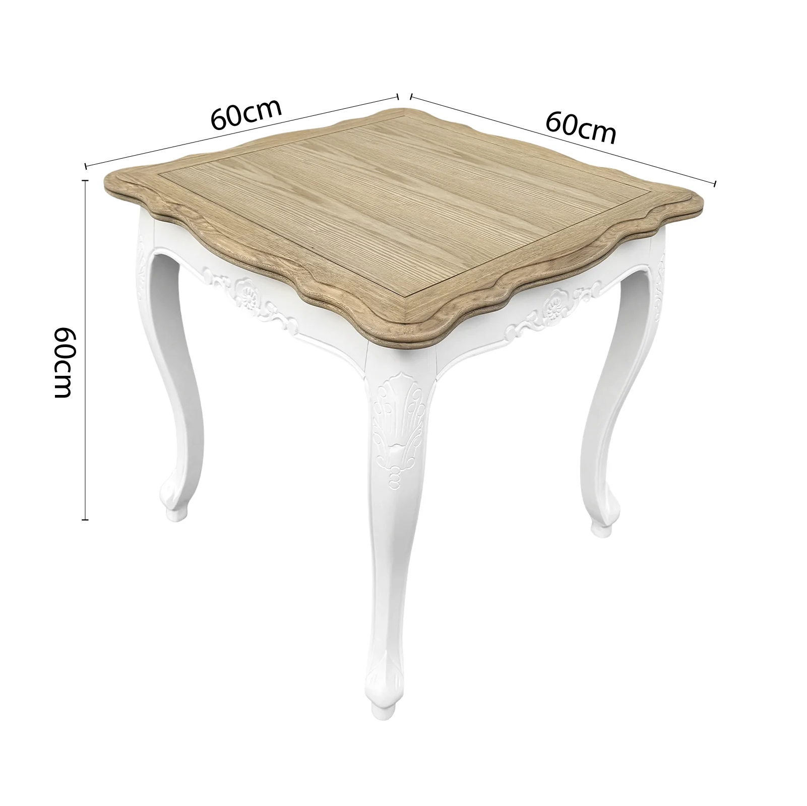 French Provincial Louis Bedside Lamp Table - Image 11