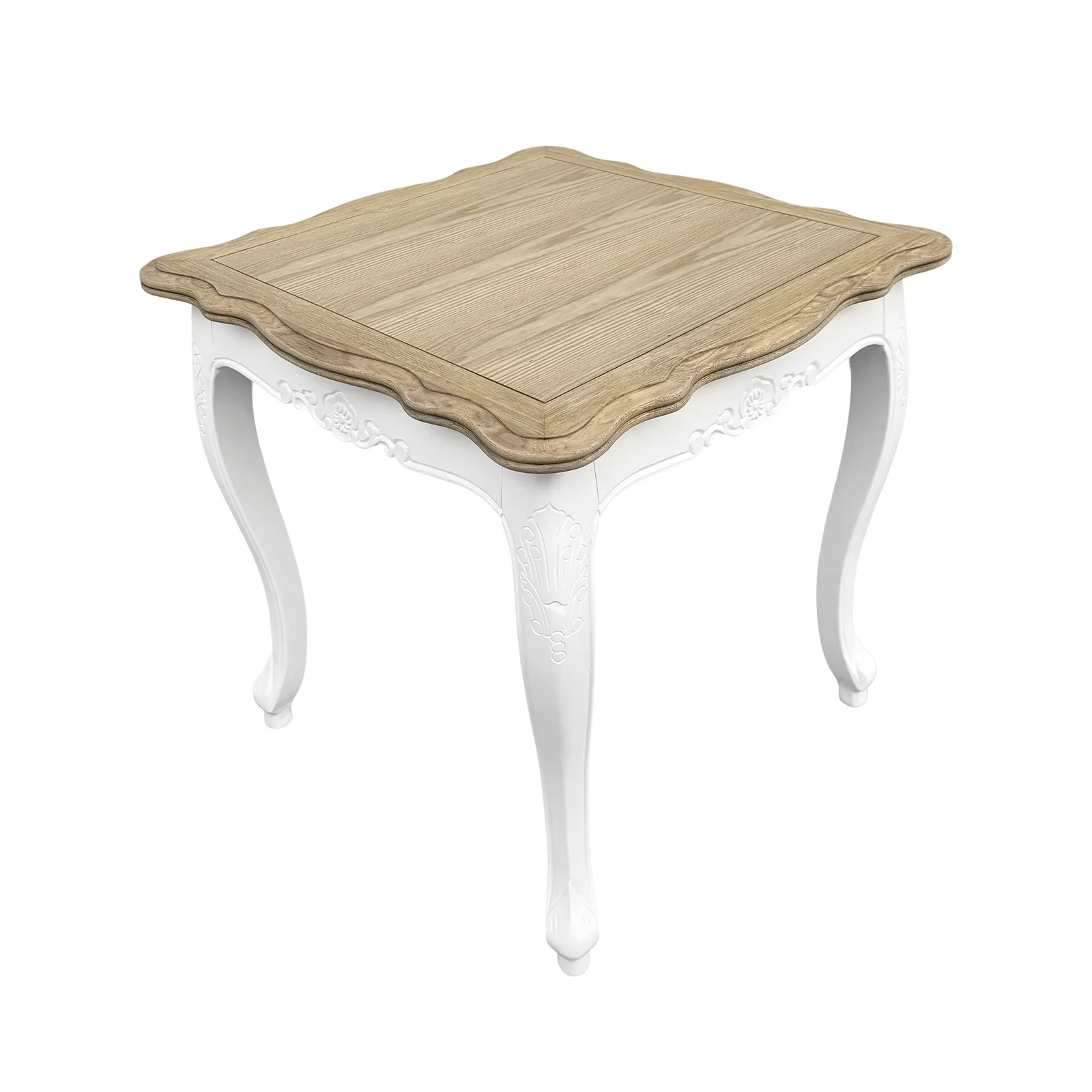 French Provincial Louis Bedside Lamp Table - Image 3