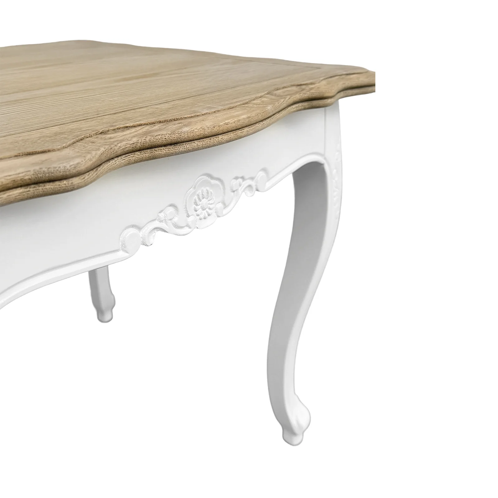French Provincial Louis Bedside Lamp Table - Image 6