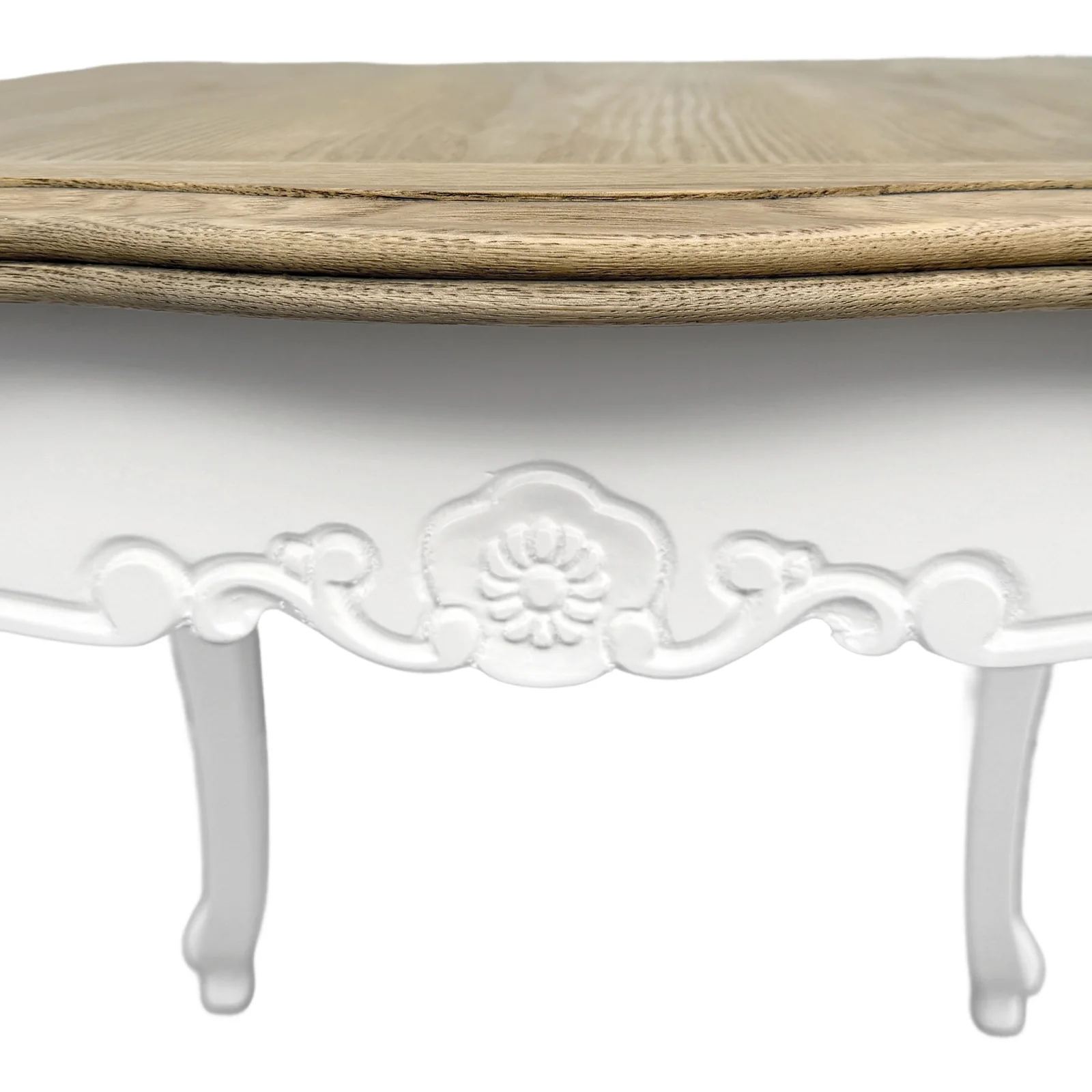 French Provincial Louis Bedside Lamp Table - Image 7