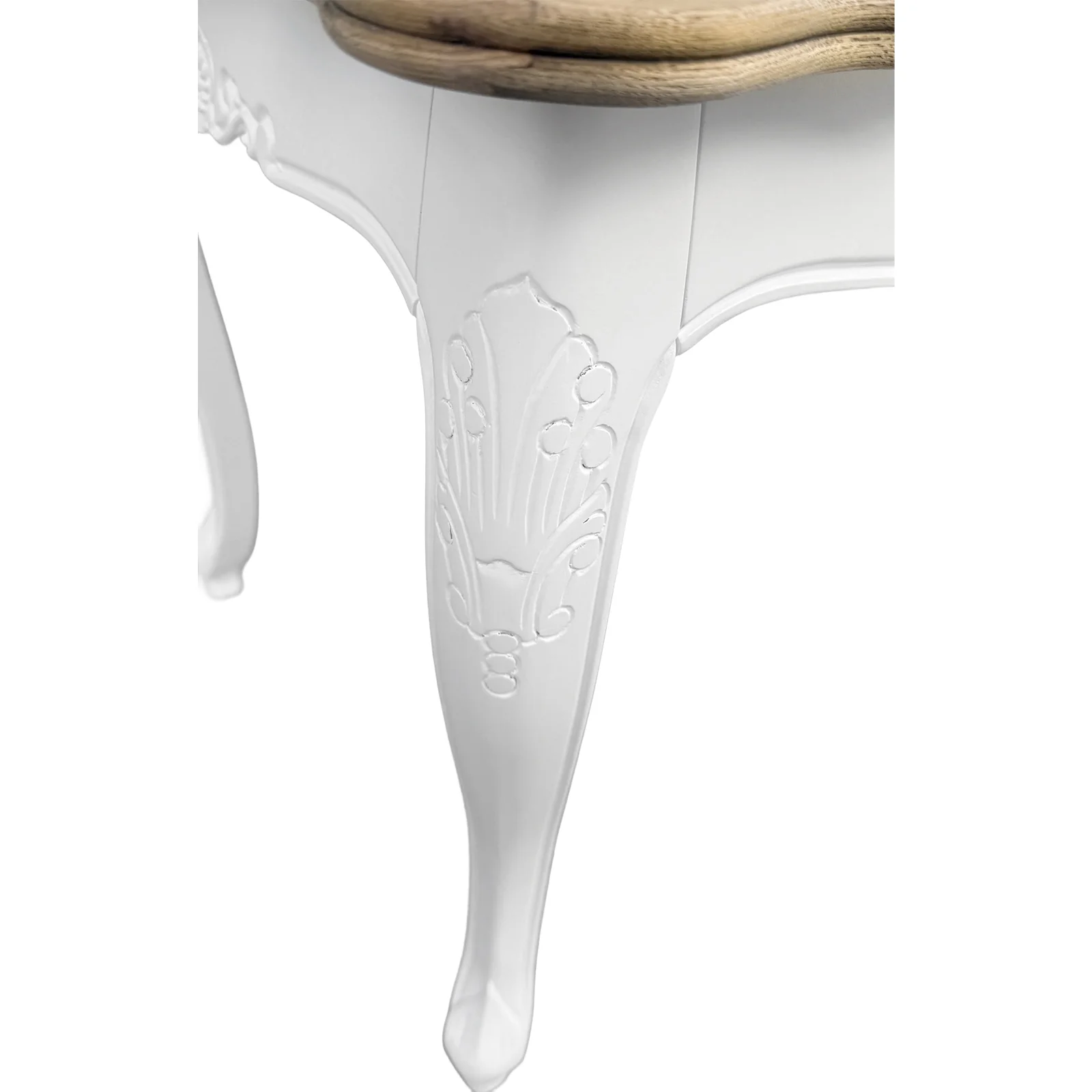 French Provincial Louis Bedside Lamp Table - Image 9