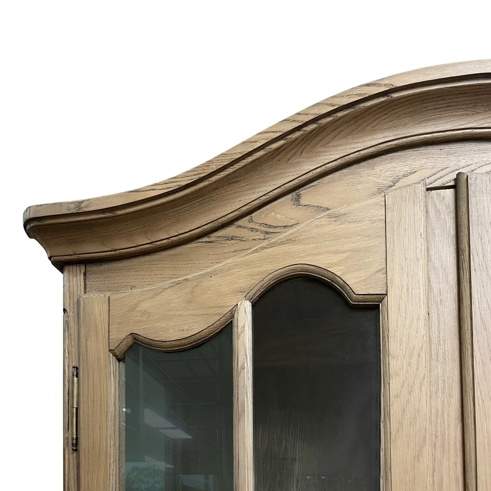 French Provincial Louis Classic Glass Display Cabinet Bookcase - Image 23
