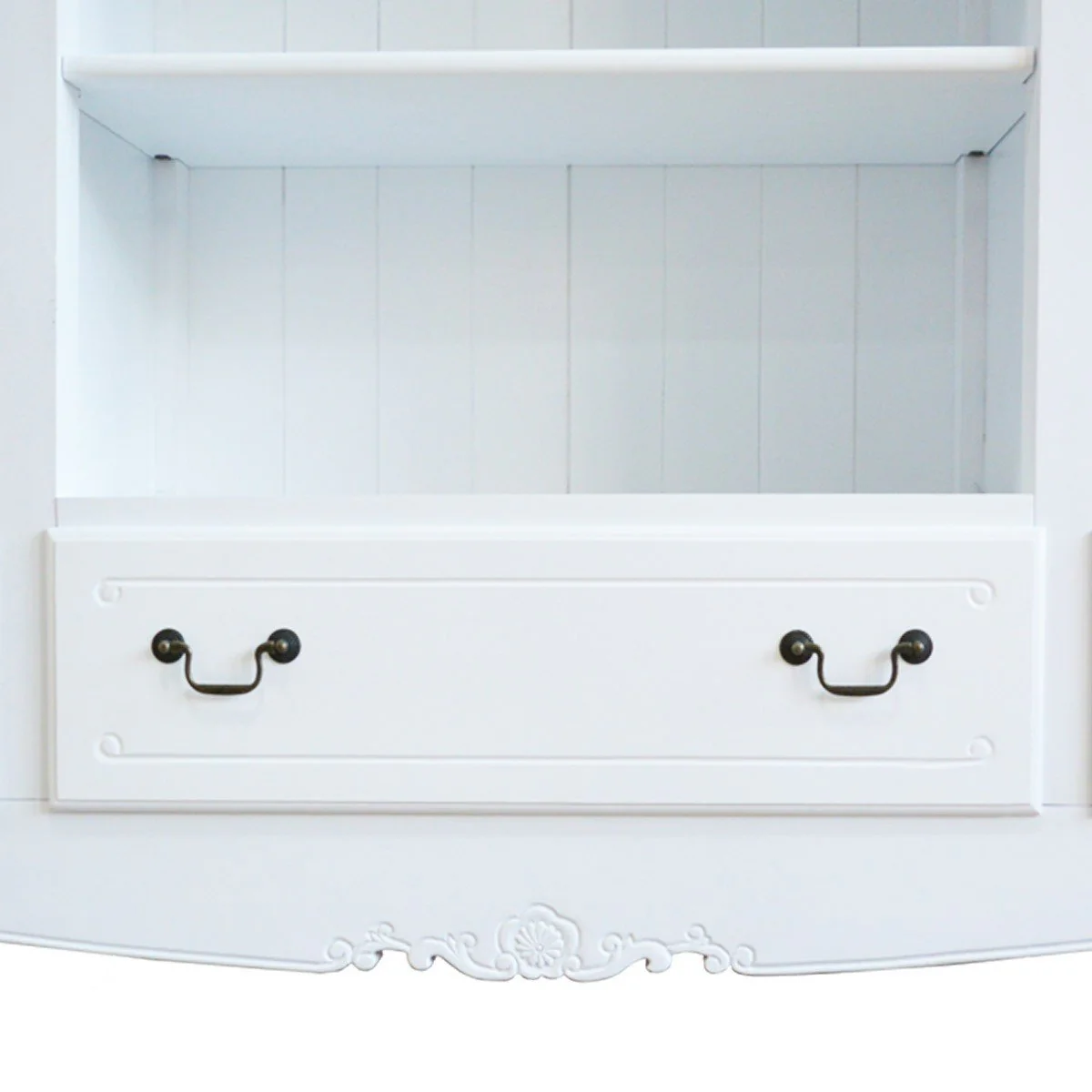 Early Bird Pre-order: Extra $1,000 OFF - French Provincial Louis Classic Library Bookcase with Ladder - Image 9