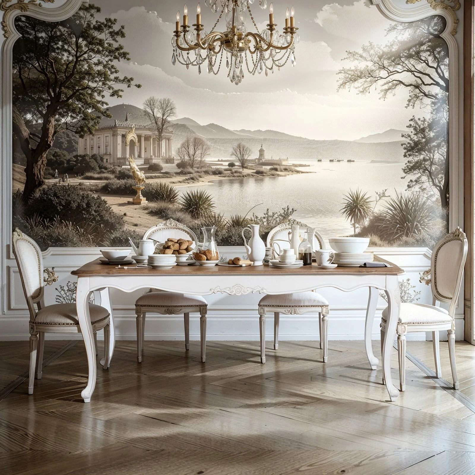 French Provincial Louis Dining Table - Image 3
