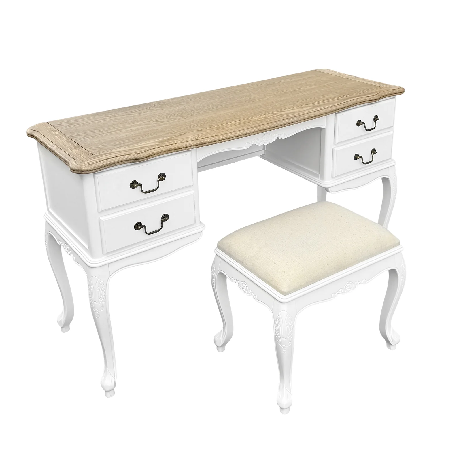French Provincial Louis Dressing Table Set - Image 5