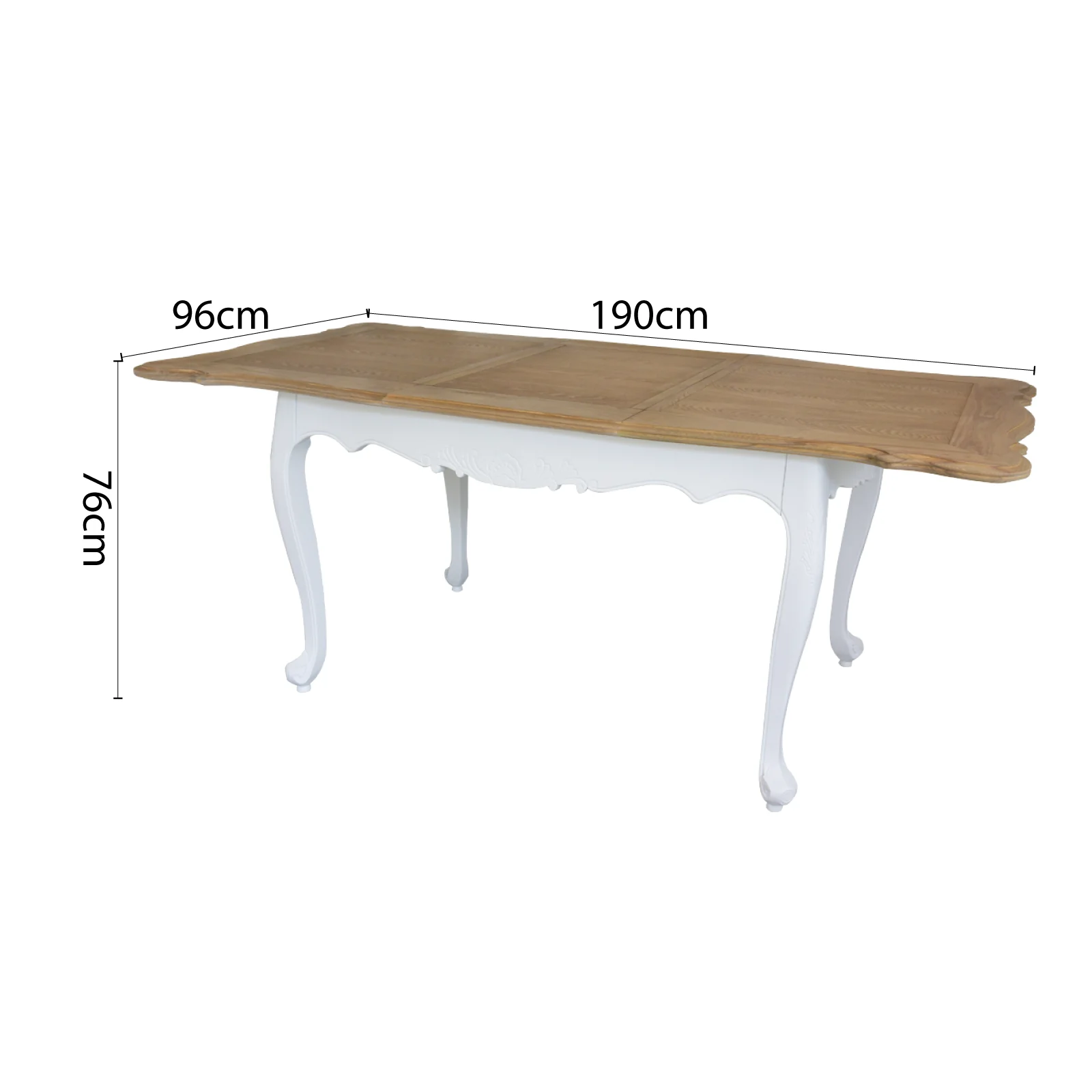 French Provincial Louis Extendable Dining Table - Image 17