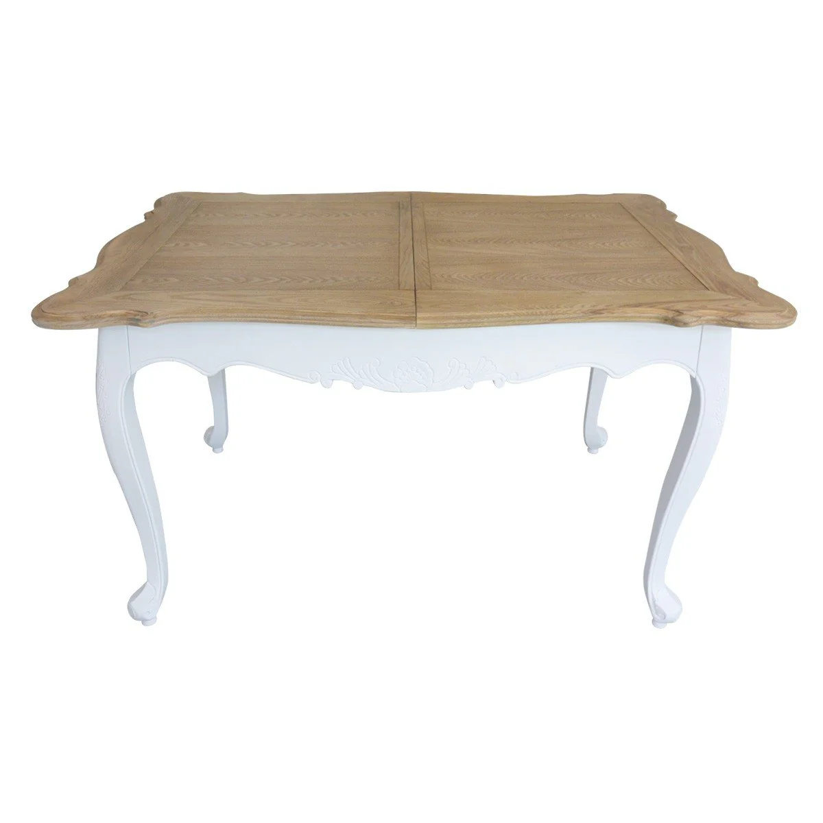 French Provincial Louis Extendable Dining Table - Image 6